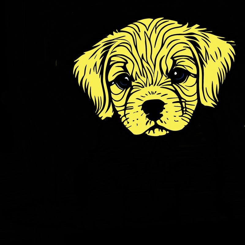 cute small puppy face