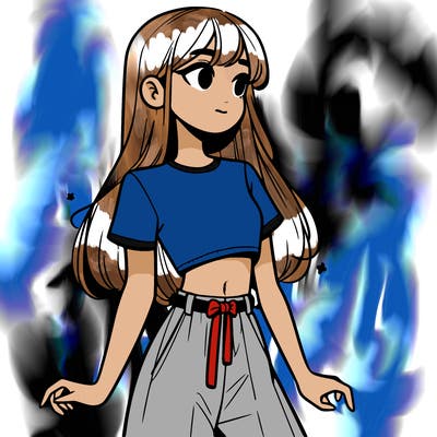 girl in a cute crop top