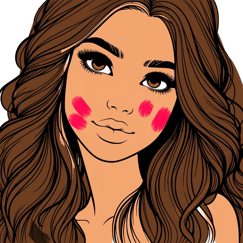 beautiful realistic girl