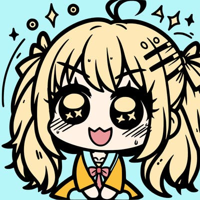 cute crazy anime girl