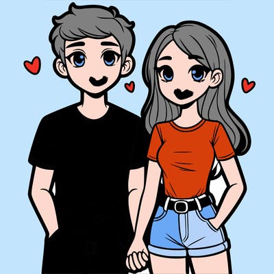 boyfriend and girlfriend