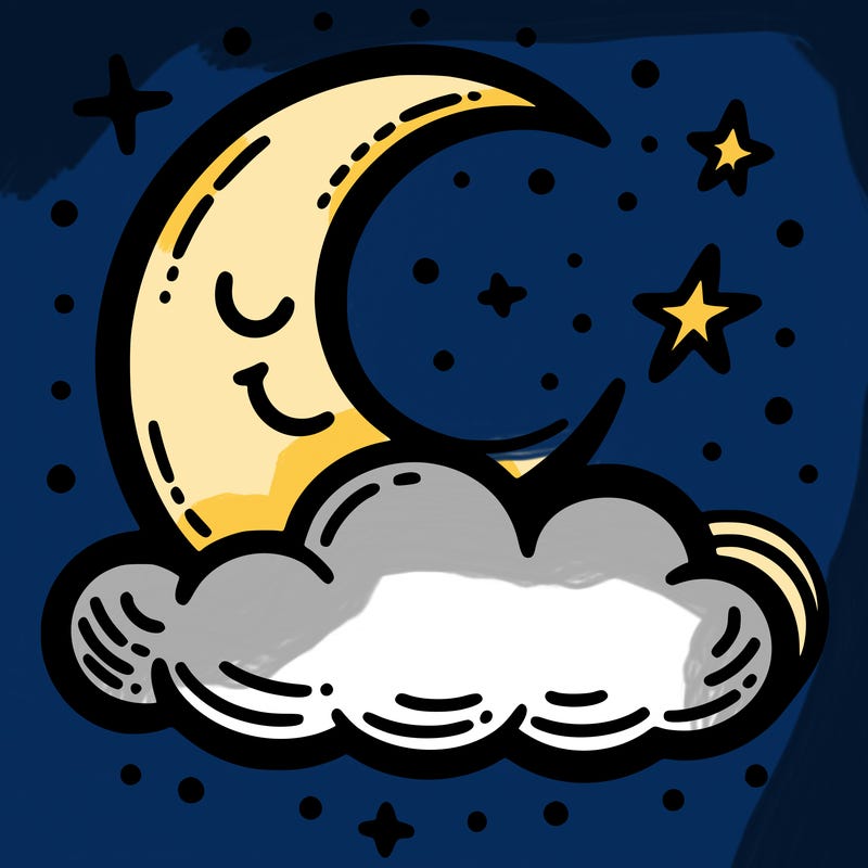 cloud with moon