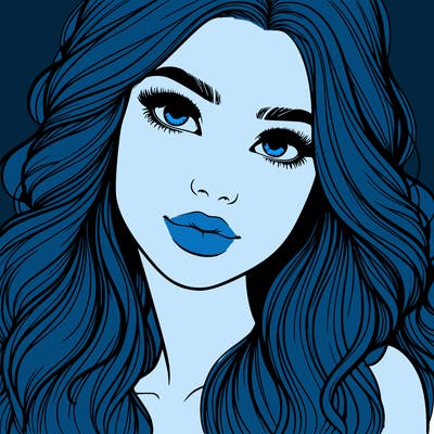 beautiful realistic girl