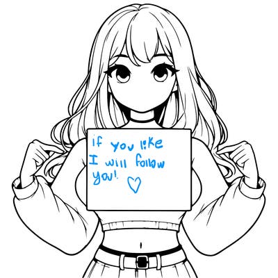 girl holding a blank sign in a long sleeve crop top