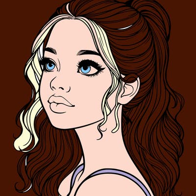 beautiful realistic girl