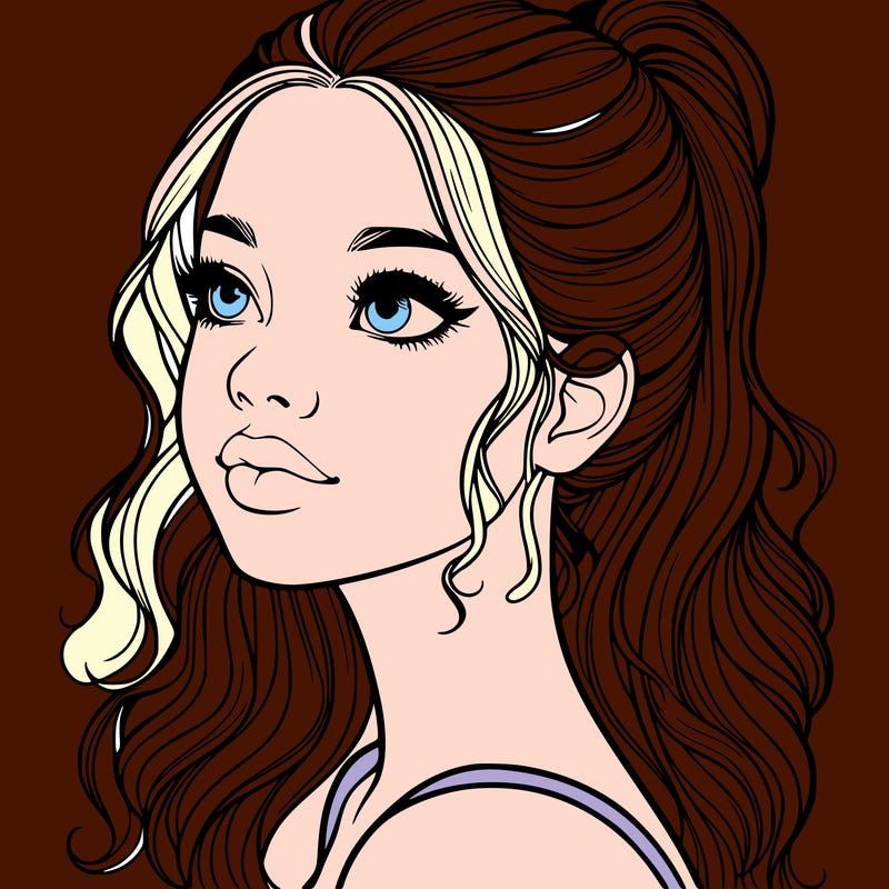 beautiful realistic girl