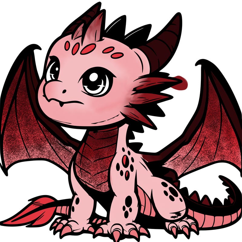 fierce baby night dragon