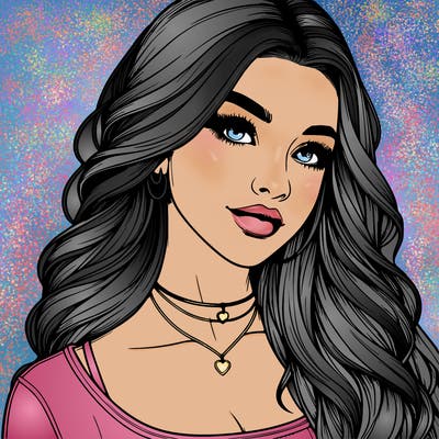 detailed realistic girl