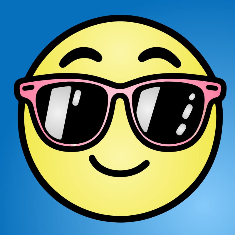 emoji with sunglasses