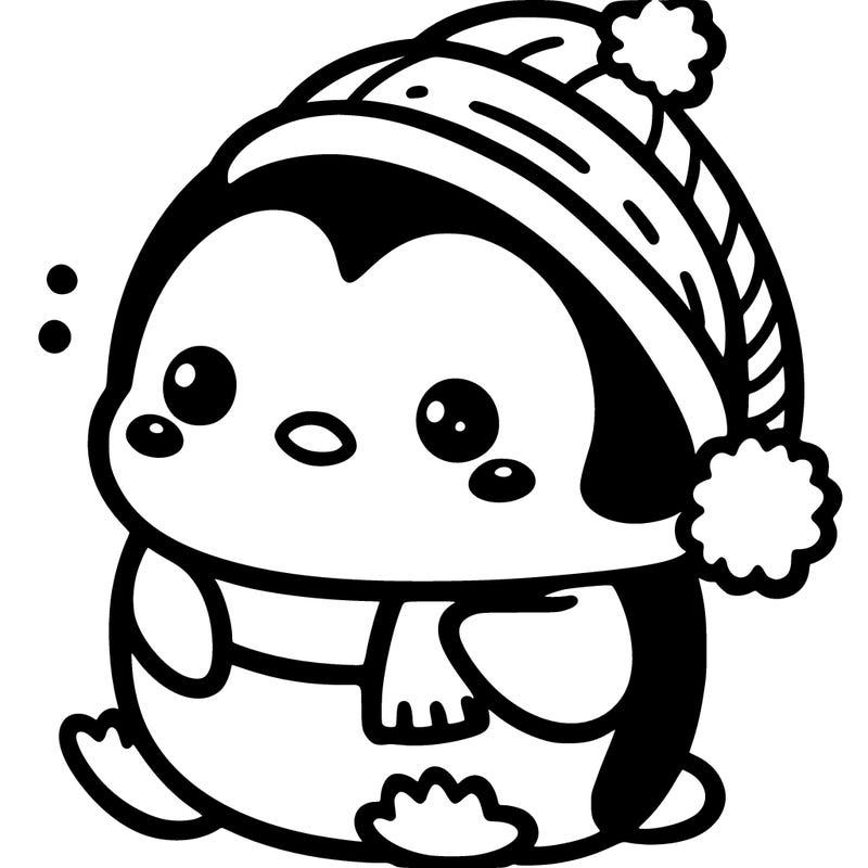 a penguin extra extra cute