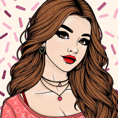 detailed realistic girl