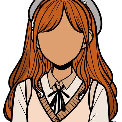 faceless preppy girl