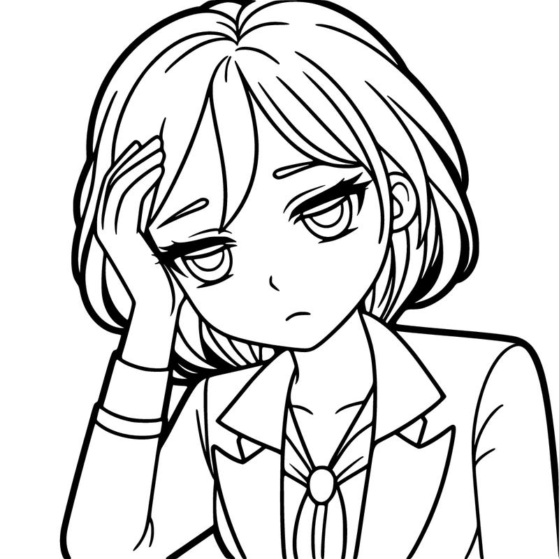 tired professional lady