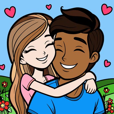 a couple in love