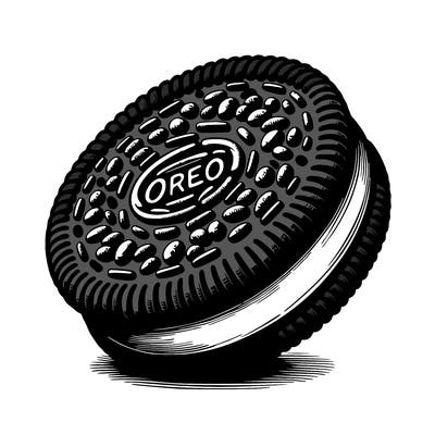 realistic oreo