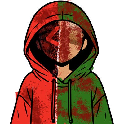 faceless girl in hoodie