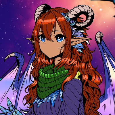 dragon girl realistic fantasy