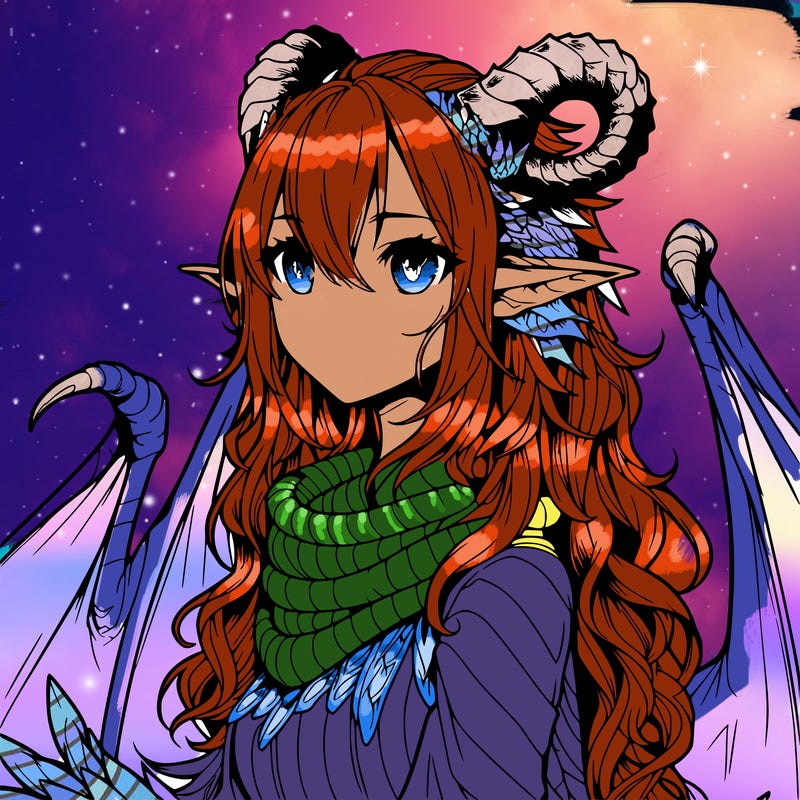 dragon girl realistic fantasy