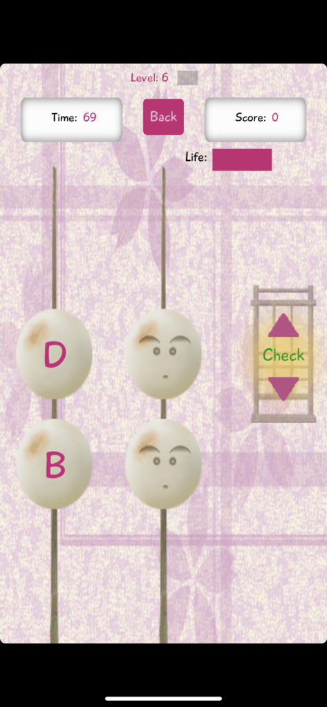 Theta Music Trainer - Un nivel de teoría musical gamificado en Theta Music Trainer que presenta identificación de notas con personajes en cuerdas verticales