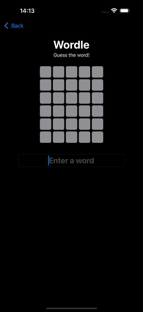 Fun Verse - Wordle word guessing game interface on Fun Verse mobile app