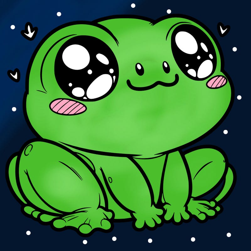 cute frog person realistic
