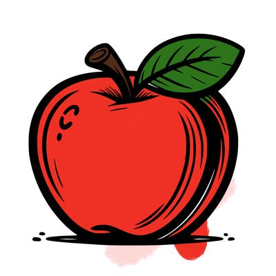 an apple