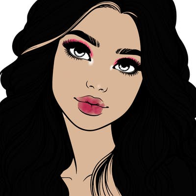 beautiful realistic girl