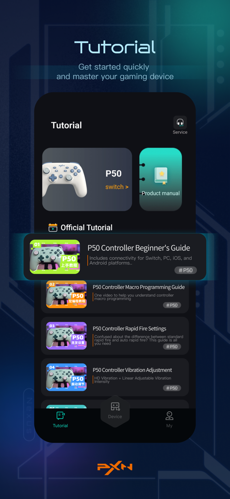 PXN NEXUS: Gear Up for Game - 