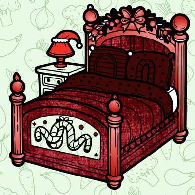 christmas bed
