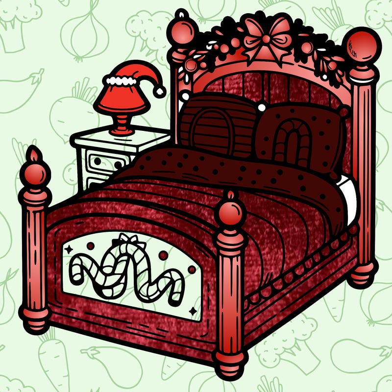 christmas bed