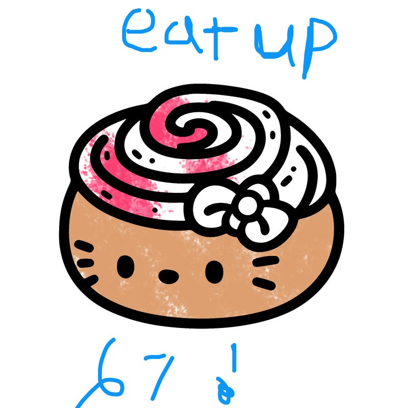 cinnamon roll from hello kitty