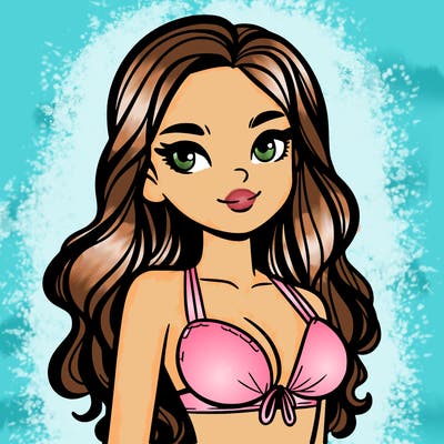 pretty girl in bikini