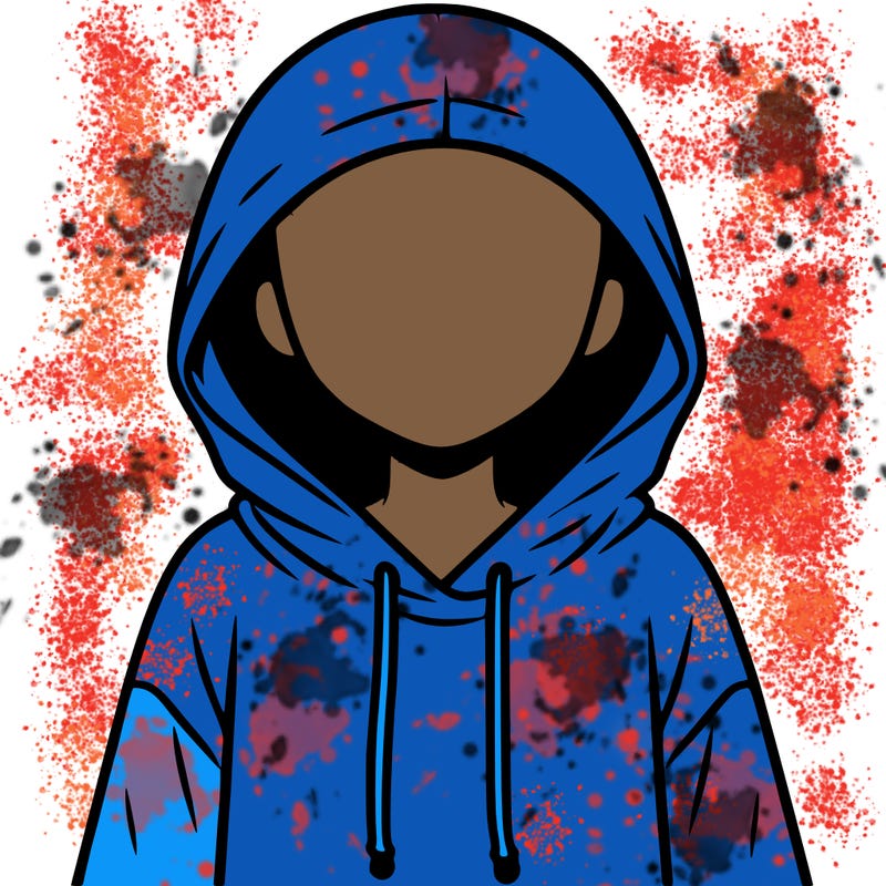 faceless girl in hoodie