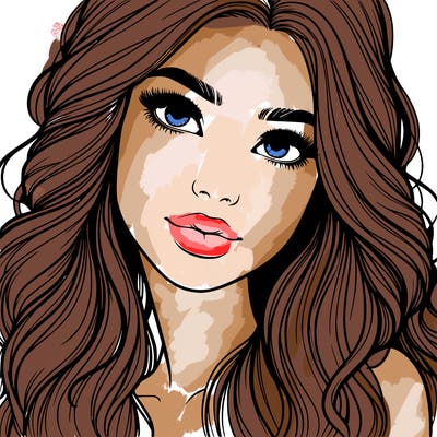 beautiful realistic girl