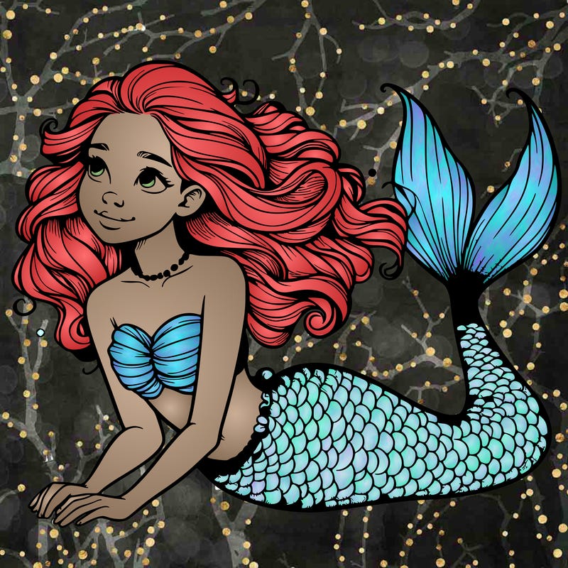 a realistic mermaid
