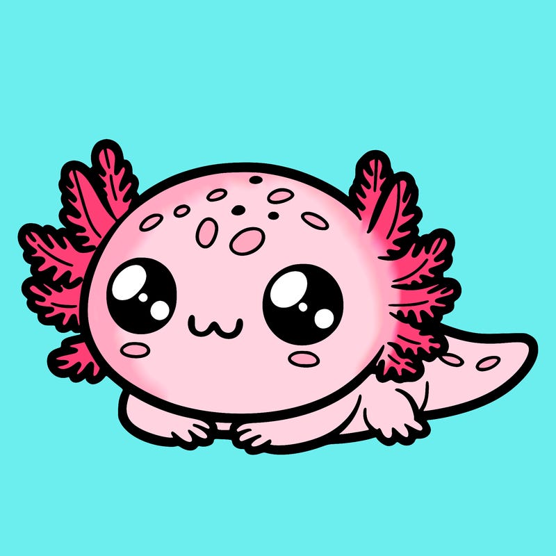 cute axolotl