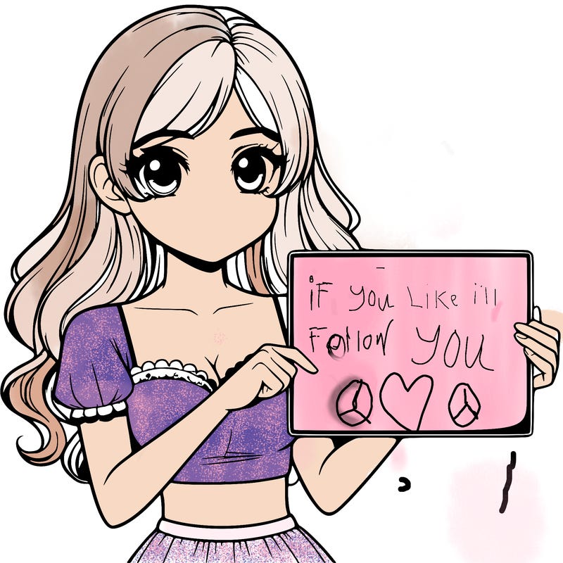 realistic pretty girl holding blank sign