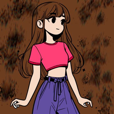 girl in a cute crop top