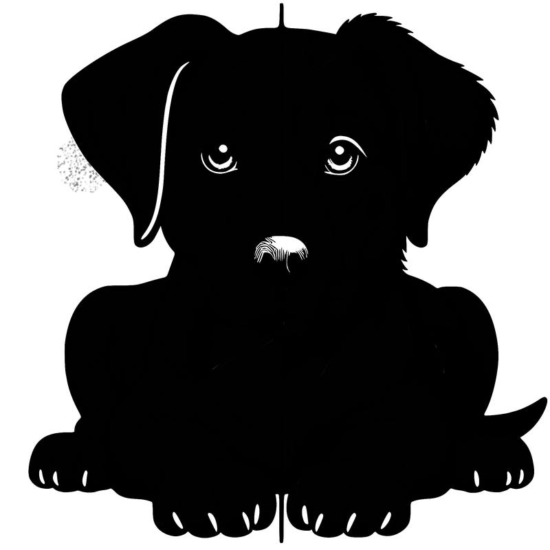 realistic dog split picture