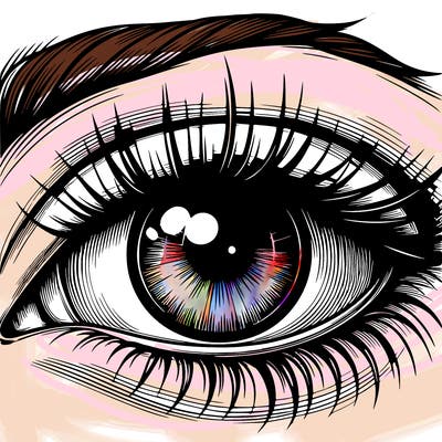 realistic eye