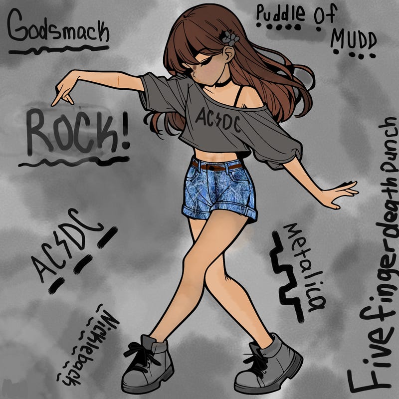 realistic girl danceing
