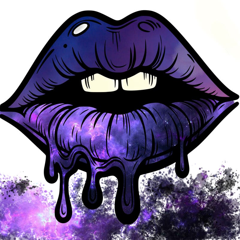 lips that look realistic and drip