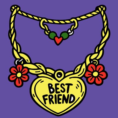 best friend necklace