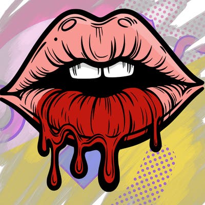 lips that look realistic and drip