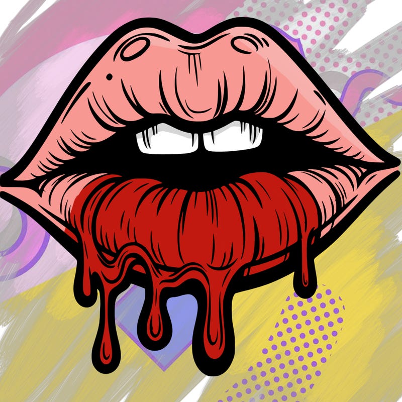 lips that look realistic and drip