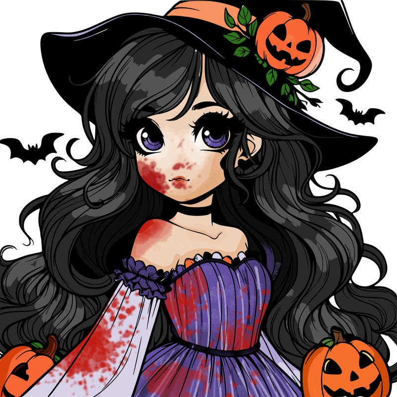 realistic girl halloween