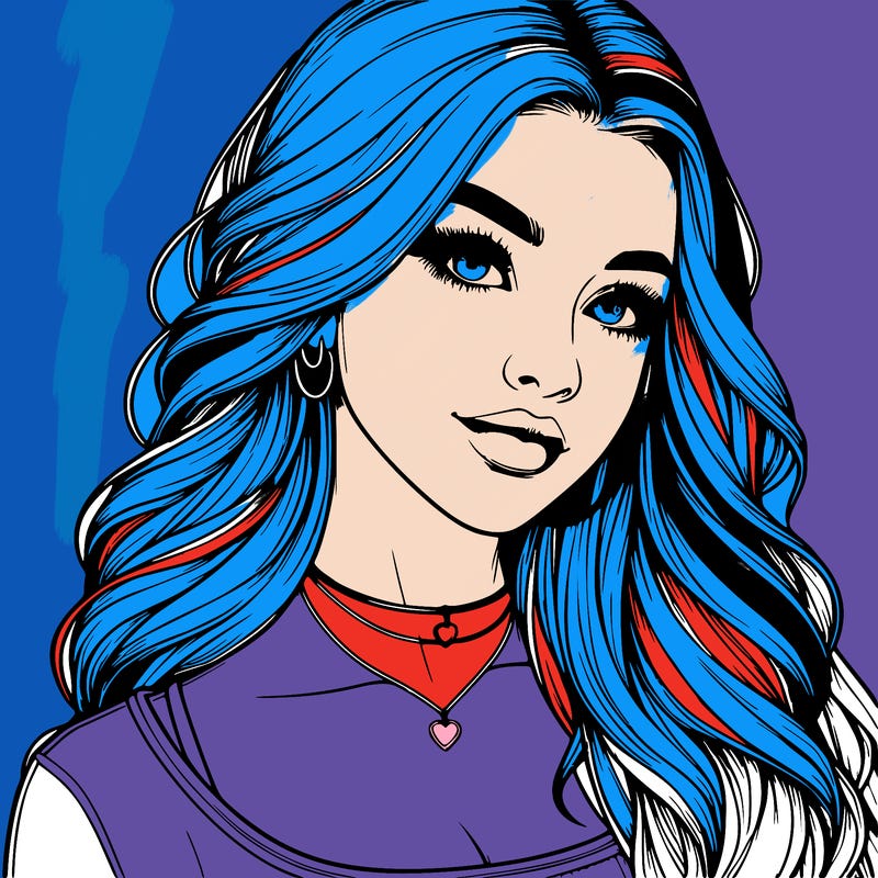 detailed realistic girl