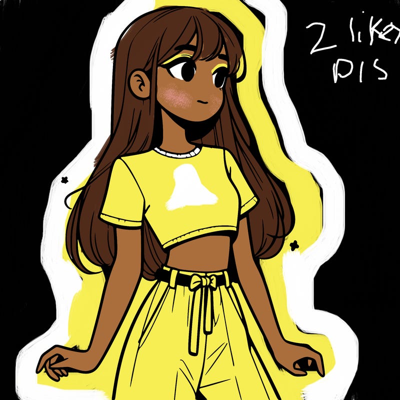girl in a cute crop top