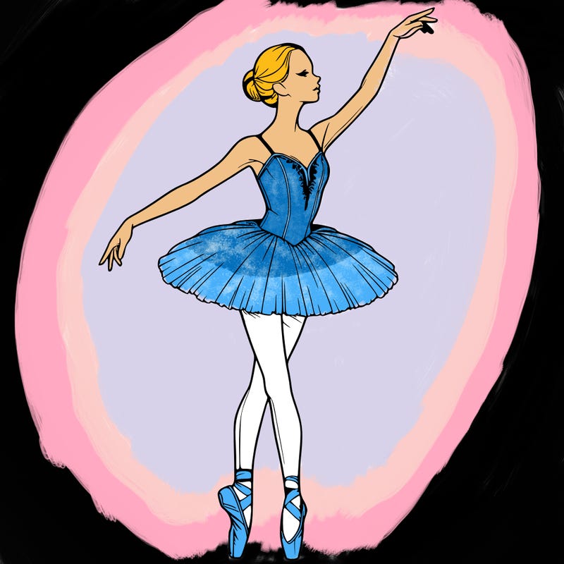 realistic ballerina