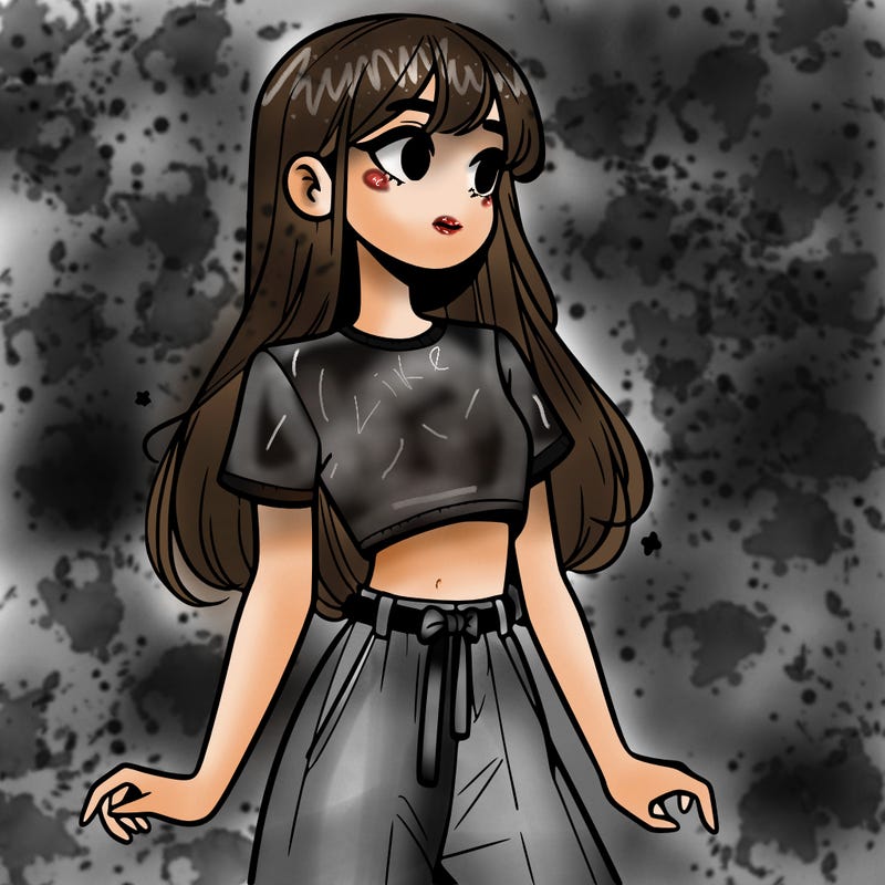 girl in a cute crop top